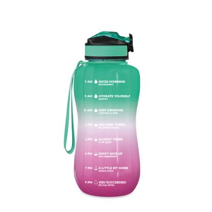 Immagine di The Steel Bottle Borraccia Motivazionale MWB #1-PINK&GREEN