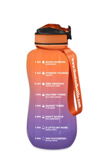 Immagine di The Steel Bottle MWB4PPH borraccia Uso quotidiano 2200 ml Tritan Pesca, Viola