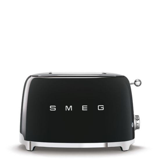 Immagine di Smeg Tostapane 50's Style – Nero LUCIDO 2x2 – TSF01BLEU