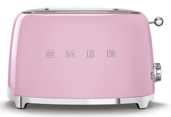 Immagine di Smeg Tostapane 50's Style – Rosa LUCIDO 2x2 – TSF01PKEU