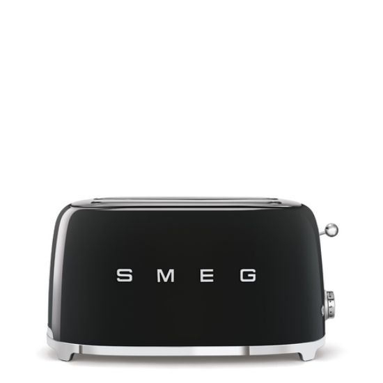 Immagine di Smeg Tostapane 50's Style – Nero LUCIDO 2x4 – TSF02BLEU
