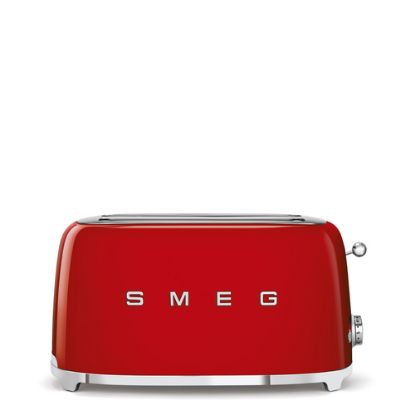 Immagine di Smeg Tostapane 50's Style – Rosso LUCIDO 2x4 – TSF02RDEU