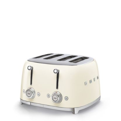 Immagine di Smeg Tostapane 50's Style – Panna LUCIDO 4x4 – TSF03CREU