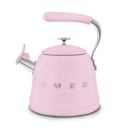 Immagine di Smeg Bollitore con fischio 50's Style - Rosa LUCIDO - WKF01PK