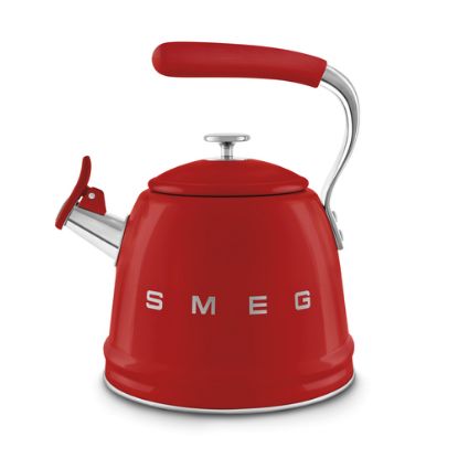 Immagine di Smeg Bollitore con fischio 50's Style - Rosso LUCIDO - WKF01RD