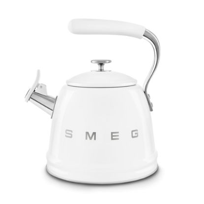 Immagine di Smeg Bollitore con fischio 50's Style - Bianco LUCIDO - WKF01WH
