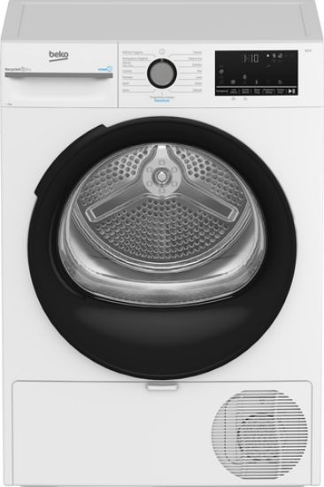 Immagine di Beko BMGT491SBI_IT 9kg, Classe C, motore inverter, Display digitale, funzione a vapore SteamCure™, colore Bianco, oblò Nero