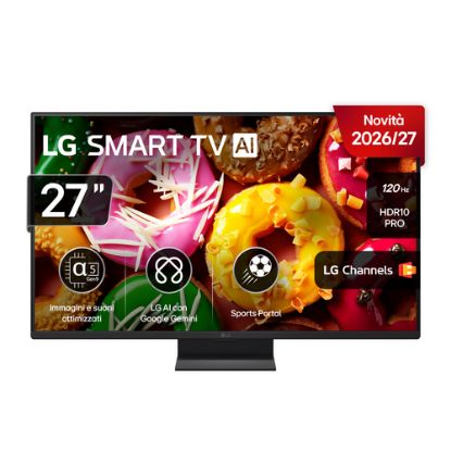 Immagine di LG Smart TV webOS 27'' Serie LB70 27LB70006LA, FullHD, webOS 26, Game Optimizer, 2 HDMI, 10W, Wi-Fi, SMART TV 2026