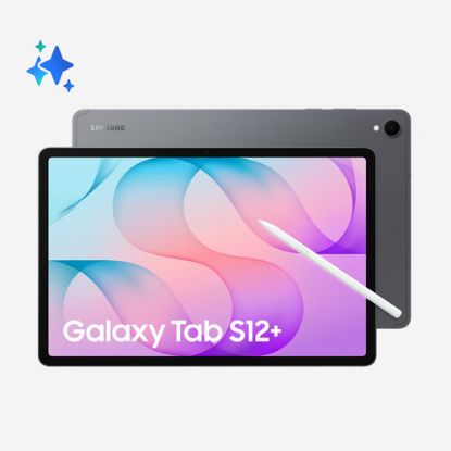 Immagine di Samsung Galaxy Tab S12+, WIFI, 12GB+256GB, Display 12.6", Gray, Galaxy AI, Batteria 11.600 Mah