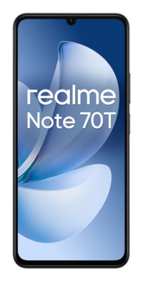 Immagine di realme Note 70T 17,1 cm (6.74") Doppia SIM Android 15 4G USB tipo-C 4 GB 64 GB 6000 mAh Nero