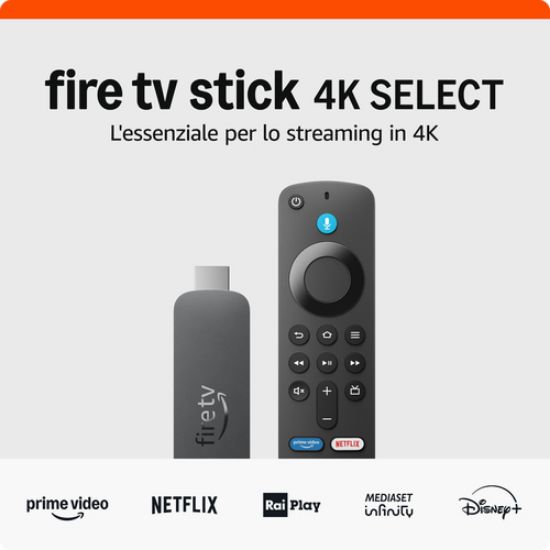 Immagine di Amazon Fire TV Stick 4K Select 4K Ultra HD Fire OS Nero