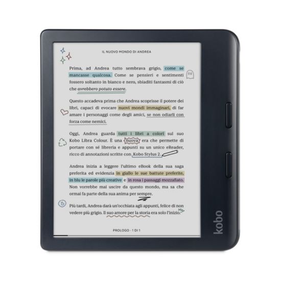Immagine di Kobo Pacchetto Libra Colour e Stylus 2