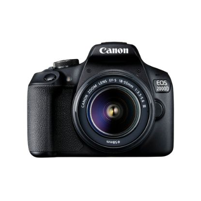 Immagine di Canon EOS 2000D + EF-S 18-55mm f/3.5-5.6 III Kit fotocamere SLR 24,1 MP CMOS 6000 x 4000 Pixel Nero