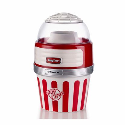 Immagine di Ariete 2957 Pop Corn XL Party Time - Macchina per Popcorn - Scoppia 60gr di Mais in 2 minuti con Aria Calda - Ciotola Estraibile - 1100 Watt - Rosso