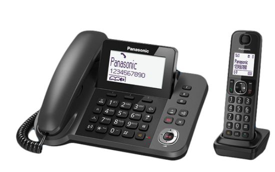 Immagine di Panasonic KX-TGF320EXM - Telefono cordless con segreteria telefonica, nero