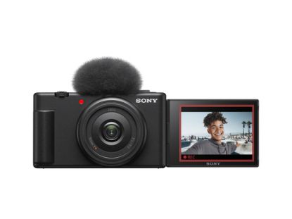 Immagine di Sony Vlog camera ZV-1F di | Fotocamera digitale (schermo orientabile, video in 4K, slow motion, funzionalità per vlog) - Nera