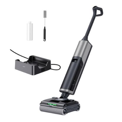 Immagine di Haier HFWZ510 011 Aspirapolvere verticale Batteria Bagnato Senza sacchetto 0,75 L 300 W Argento, Nero