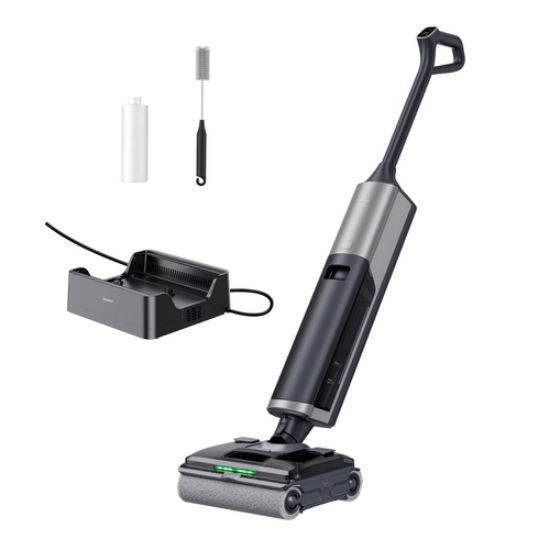 Immagine di Haier HFWZ510 011 Aspirapolvere verticale Batteria Bagnato Senza sacchetto 0,75 L 300 W Argento, Nero