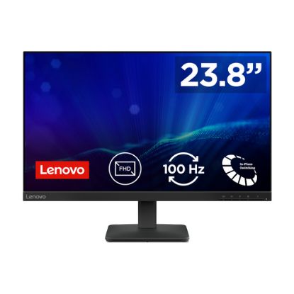 Immagine di Lenovo L24-4e - Monitor 23.8" IPS Flat FHD 1920x1080 0 100Hz 4ms - 1xHDMI 1.4 + 1xVGA - Stand Tilt Cavo HDMI incluso