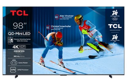 Immagine di TCL C6K Serie Smart TV QD-MiniLED 4K 98" 98C6K, 144Hz, audio Onkyo 2.1, Dolby Vision IQ & Atmos, Google TV
