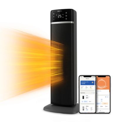 Immagine di Philips Serie 5000 Torre Termoventilatore, 2000W, Connesso Wi-Fi, Tec. ceramica, 5 sistemi di sicurezza CX5120/11